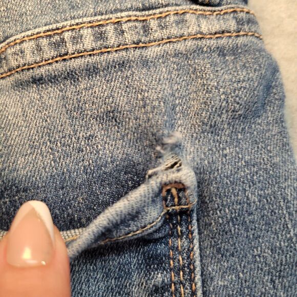 Mother Denim The Insider Crop Step Fray Girl Crush Cotton Stretch Skinny Jean 28 - Picture 15 of 16